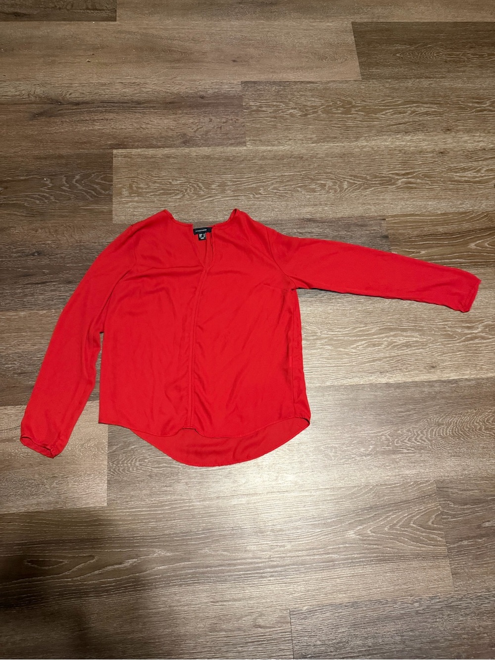 Atmosphere Red Popover Blouse Size 4 | Bold Color, Lightweight, Work to Weekend!